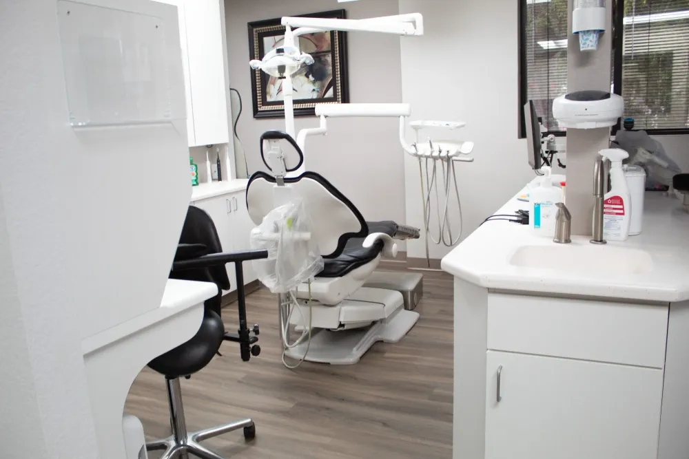 Dental exam room at Ahwatukee Smiles